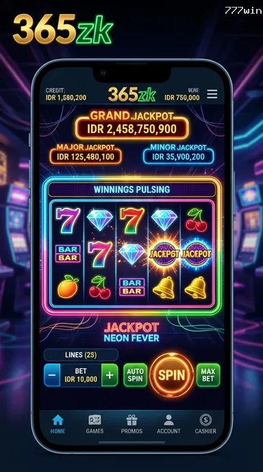 Pratinjau antarmuka 777win — aplikasi APK resmi Android v2.5.6